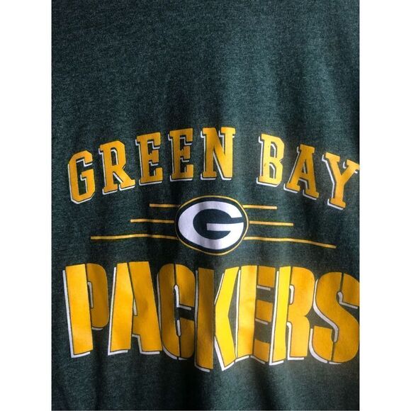NFL Team Apparel Green Bay Packers Shirt Green Color size L - Picture 5 of 9